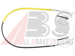 A.B.S. K16947 trosas, stovėjimo stabdys 
 Stabdžių sistema -> Valdymo svirtys/trosai
8200 228 347