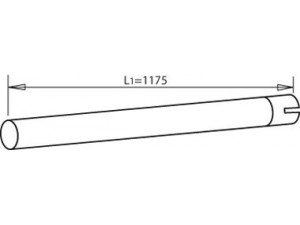 DINEX 80151 išleidimo kolektorius 
 Išmetimo sistema -> Išmetimo vamzdžiai
1190200