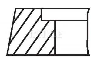 MAHLE ORIGINAL 503 03 N0 stūmoklio žiedų komplektas 
 Variklis -> Cilindrai/stūmokliai
911 103 34 600, 911 103 34 625