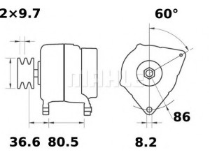 MAHLE ORIGINAL MG 407 kintamosios srovės generatorius
2147483647