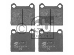 FEBI BILSTEIN 16068 stabdžių trinkelių rinkinys, diskinis stabdys 
 Techninės priežiūros dalys -> Papildomas remontas
171 698 151 E, 171 698 151 H, 861 698 151