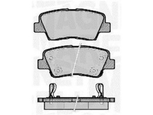 MAGNETI MARELLI 363916060751 stabdžių trinkelių rinkinys, diskinis stabdys