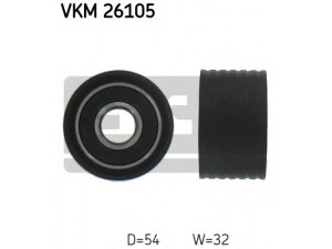 SKF VKM 26105 kreipiantysis skriemulys, paskirstymo diržas 
 Diržinė pavara -> Paskirstymo diržas/komplektas -> Laisvasis/kreipiamasis skriemulys
44 10 548, 93160244, 82 00 064 664