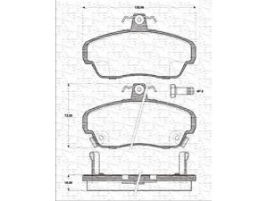 MAGNETI MARELLI 363702161419 stabdžių trinkelių rinkinys, diskinis stabdys
GBP90325AF, GBP90336AF