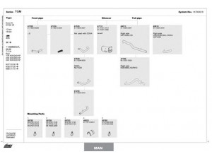 DINEX 147000018 išmetimo sistema 
 Išmetimo sistema -> Išmetimo sistema, visa