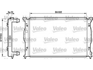 VALEO 732839 radiatorius, variklio aušinimas 
 Aušinimo sistema -> Radiatorius/alyvos aušintuvas -> Radiatorius/dalys
8E0121251