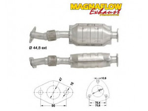 MAGNAFLOW 85812 katalizatoriaus keitiklis 
 Išmetimo sistema -> Katalizatoriaus keitiklis
855016, 855048