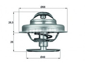 MAHLE ORIGINAL TX 62 89 termostatas, aušinimo skystis 
 Aušinimo sistema -> Termostatas/tarpiklis -> Thermostat
791 024 71 16, 1337 34, 7701 349 173