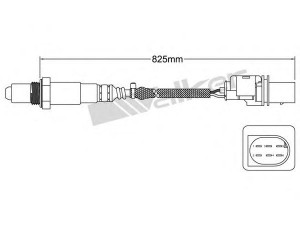 WALKER PRODUCTS 800-95010 lambda jutiklis 
 Variklis -> Variklio elektra
05149087AA, 5135667AA, 5149087AA