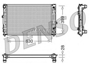 DENSO DRM02031 radiatorius, variklio aušinimas 
 Aušinimo sistema -> Radiatorius/alyvos aušintuvas -> Radiatorius/dalys
4B0121251AE, 4B0121251K, 8D0121251L