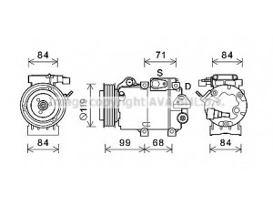 AVA QUALITY COOLING HYK365 kompresorius, oro kondicionierius
977012B300