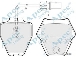 APEC braking PAD1386 stabdžių trinkelių rinkinys, diskinis stabdys 
 Techninės priežiūros dalys -> Papildomas remontas
3D0698151B