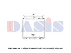AKS DASIS 070178N radiatorius, variklio aušinimas 
 Aušinimo sistema -> Radiatorius/alyvos aušintuvas -> Radiatorius/dalys
21460EB80A