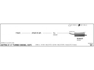 IMASAF 561000152 išmetimo sistema 
 Išmetimo sistema -> Išmetimo sistema, visa
