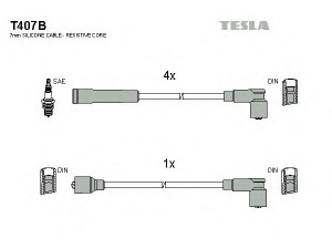 TESLA T407B uždegimo laido komplektas 
 Kibirkšties / kaitinamasis uždegimas -> Uždegimo laidai/jungtys