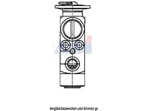 AKS DASIS 840178N išsiplėtimo vožtuvas, oro kondicionavimas 
 Oro kondicionavimas -> Vožtuvai
5001829114