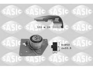 SASIC 1754002 paskirstymo diržo komplektas 
 Techninės priežiūros dalys -> Papildomas remontas
MW30621589, 1680600Q0A, 1680600QAF