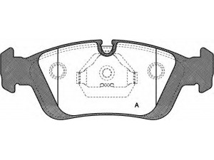 OPEN PARTS BPA0384.00 stabdžių trinkelių rinkinys, diskinis stabdys 
 Techninės priežiūros dalys -> Papildomas remontas
34111160356, 34111160357, 34111160532