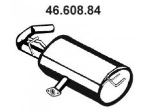 EBERSPÄCHER 46.608.84 galinis duslintuvas
14300-67J02, 14300-67J03, 14300-80K00