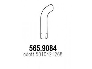 ASSO 565.9084 išleidimo kolektorius 
 Išmetimo sistema -> Išmetimo vamzdžiai
5010421268