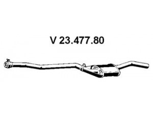 EBERSPÄCHER 23.477.80 priekinis duslintuvas 
 Išmetimo sistema -> Duslintuvas
123 490 29 15, 123 490 80 15