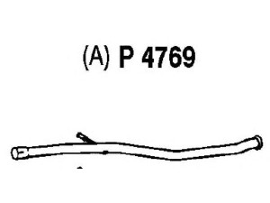 FENNO P4769 išleidimo kolektorius 
 Išmetimo sistema -> Išmetimo vamzdžiai
BM50040, repair pipe