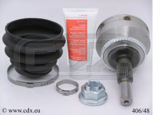 CDX 406/48 jungčių komplektas, kardaninis velenas 
 Ratų pavara -> Sujungimai/komplektas
8111307, 8111308, 8111312, 8601102