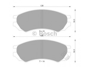 BOSCH 0 986 AB2 017 stabdžių trinkelių rinkinys, diskinis stabdys 
 Techninės priežiūros dalys -> Papildomas remontas
41060 0E785, 41060 0E786, 41060 45E85