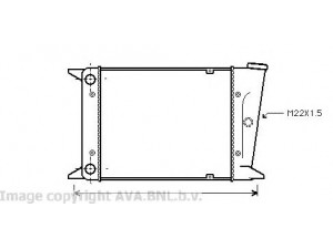 AVA QUALITY COOLING VW2006 radiatorius, variklio aušinimas 
 Aušinimo sistema -> Radiatorius/alyvos aušintuvas -> Radiatorius/dalys
171121251E, 171121251K
