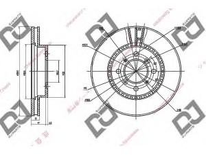 DJ PARTS BD1680 stabdžių diskas 
 Dviratė transporto priemonės -> Stabdžių sistema -> Stabdžių diskai / priedai
45251-SS0-000, 45251SS0000