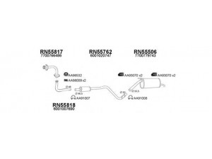 VENEPORTE 550438 išmetimo sistema 
 Išmetimo sistema -> Išmetimo sistema, visa