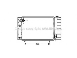 AVA QUALITY COOLING SI2039 radiatorius, variklio aušinimas 
 Aušinimo sistema -> Radiatorius/alyvos aušintuvas -> Radiatorius/dalys
97504127, 97504128