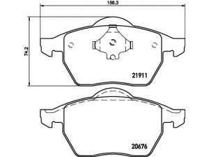 HELLA PAGID 8DB 355 008-021 stabdžių trinkelių rinkinys, diskinis stabdys 
 Techninės priežiūros dalys -> Papildomas remontas
1J0698151L, 3A0615116A, 3A0615116B