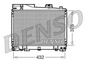 DENSO DRM05034 radiatorius, variklio aušinimas 
 Aušinimo sistema -> Radiatorius/alyvos aušintuvas -> Radiatorius/dalys
1707564, 1709328, 17111707564, 17111709328
