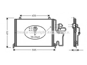 AVA QUALITY COOLING RT5144 kondensatorius, oro kondicionierius 
 Oro kondicionavimas -> Kondensatorius
7701039743, 7701205214