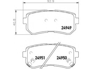 HELLA 8DB 355 014-911 stabdžių trinkelių rinkinys, diskinis stabdys 
 Techninės priežiūros dalys -> Papildomas remontas
583021JA30, 583021JA31, 583021KA30