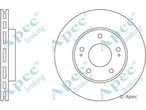 APEC braking DSK2342 stabdžių diskas 
 Stabdžių sistema -> Diskinis stabdys -> Stabdžių diskas
MR449817, MR449818