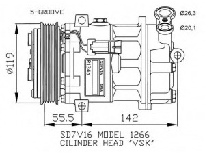 NRF 32269G kompresorius, oro kondicionierius 
 Oro kondicionavimas -> Kompresorius/dalys
13208187, 1854154, 6854082, 93197128