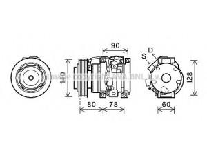AVA QUALITY COOLING TOK620 kompresorius, oro kondicionierius 
 Oro kondicionavimas -> Kompresorius/dalys
883102B680