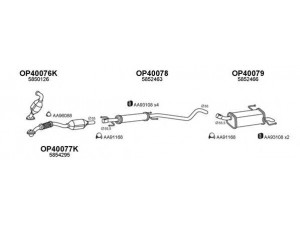 VENEPORTE 400513 išmetimo sistema 
 Išmetimo sistema -> Išmetimo sistema, visa