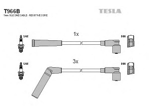 TESLA T966B uždegimo laido komplektas 
 Kibirkšties / kaitinamasis uždegimas -> Uždegimo laidai/jungtys
90919-22209, 90919-22210