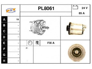 SNRA PL8061 kintamosios srovės generatorius