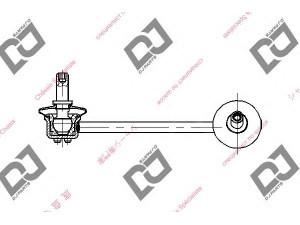 DJ PARTS DL1217 šarnyro stabilizatorius 
 Ašies montavimas/vairavimo mechanizmas/ratai -> Stabilizatorius/fiksatoriai -> Savaime išsilyginanti atrama
52320-TA0-A01, 52320TA0A01