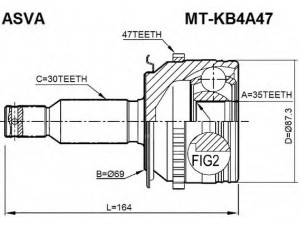 ASVA MT-KB4A47 jungčių komplektas, kardaninis velenas 
 Ratų pavara -> Sujungimai/komplektas
3815A181, 3815A181V, 3815A182, 3815A182V