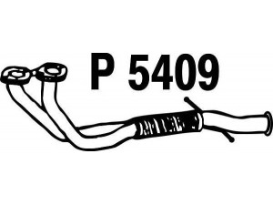 FENNO P5409 išleidimo kolektorius 
 Išmetimo sistema -> Išmetimo vamzdžiai
BM70206, 4444527