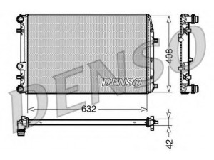 DENSO DRM26011 radiatorius, variklio aušinimas 
 Aušinimo sistema -> Radiatorius/alyvos aušintuvas -> Radiatorius/dalys
6LL121253, 6Q0121253AD