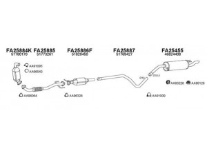 VENEPORTE 250487 išmetimo sistema 
 Išmetimo sistema -> Išmetimo sistema, visa