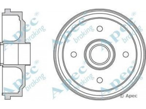 APEC braking DRM9958 stabdžių būgnas
96386900, 96386901, 96473233, 96473234