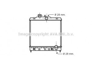 AVA QUALITY COOLING HD2069 radiatorius, variklio aušinimas 
 Aušinimo sistema -> Radiatorius/alyvos aušintuvas -> Radiatorius/dalys
19010P28A51, 19010P28E51, 19010P28G51