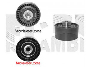 CALIBER 00963 įtempiklio skriemulys, paskirstymo diržas 
 Techninės priežiūros dalys -> Papildomas remontas
0830.52, 0830.60, 083052, 083060
